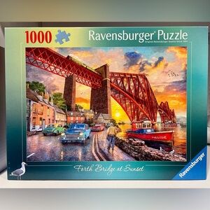 Ravensburger Forth Bridge at Sunset by Dominic Davison 1000 piece puzzle NEW